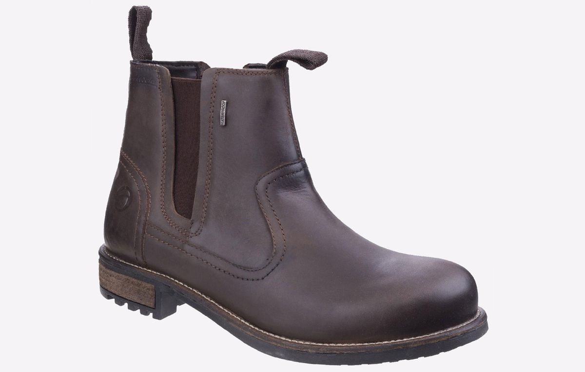 Robuste wasserdichte Leder Chelsea-Boots