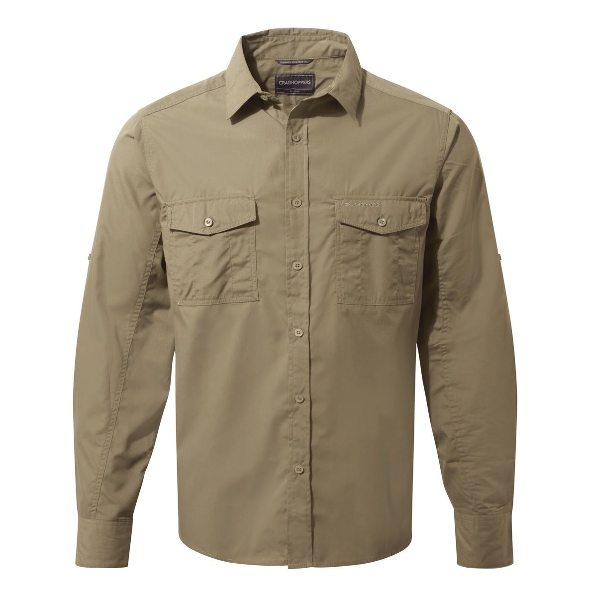 Herren Langarm Safari Hemd