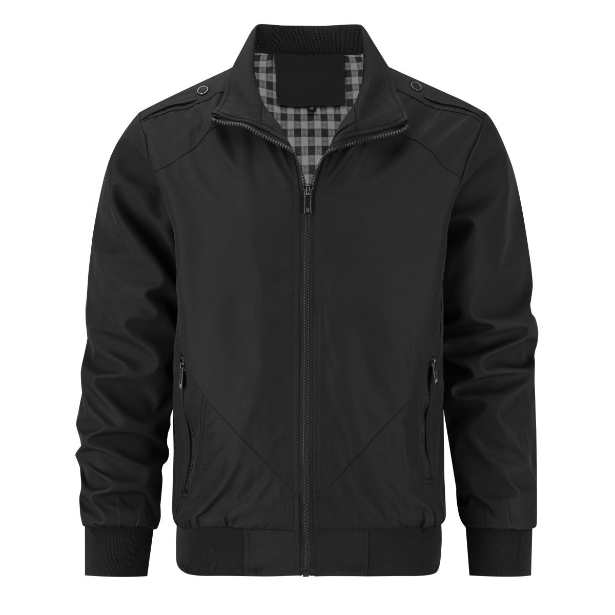 Leichte Bomberjacke mit Stehkragen