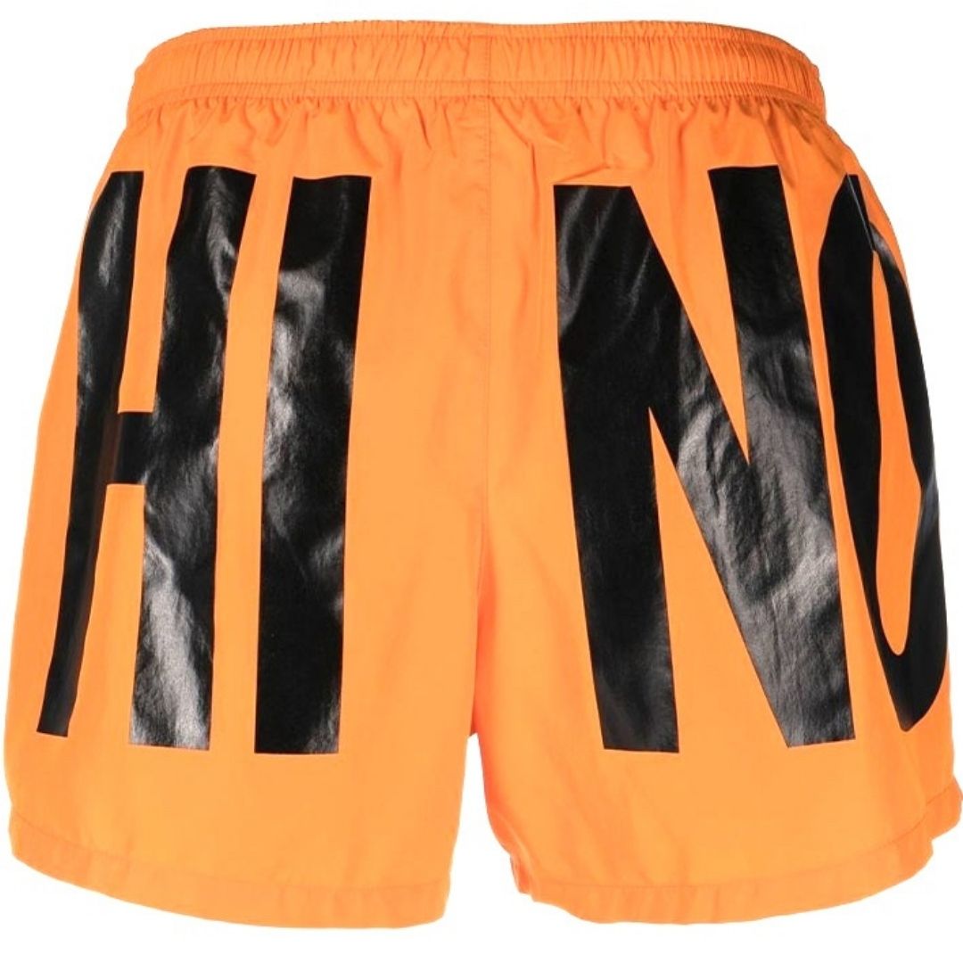 Shorts mit markantem Logo-Grafikdruck