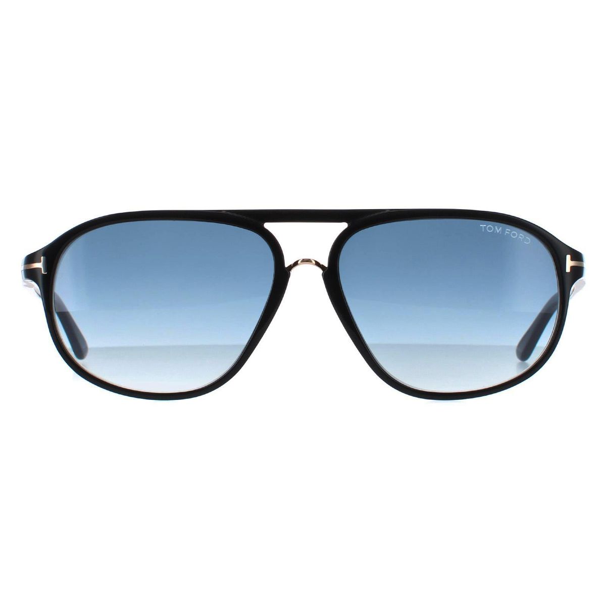 Aviator Sonnenbrille mit Metall T Detail