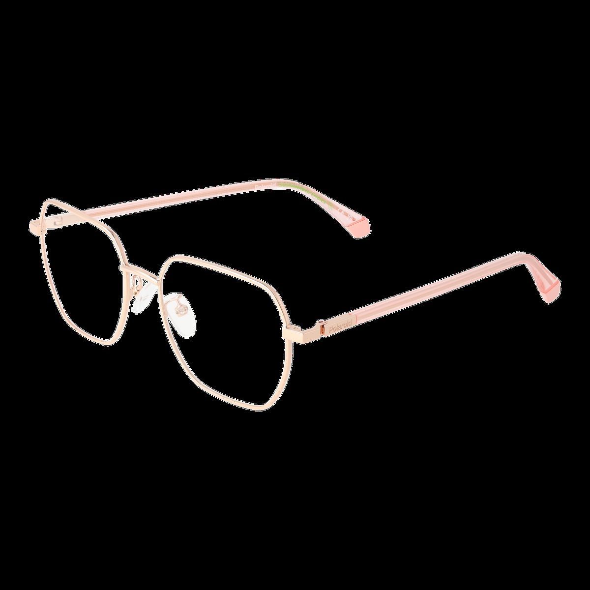 Geometrische Metallrahmen Brille
