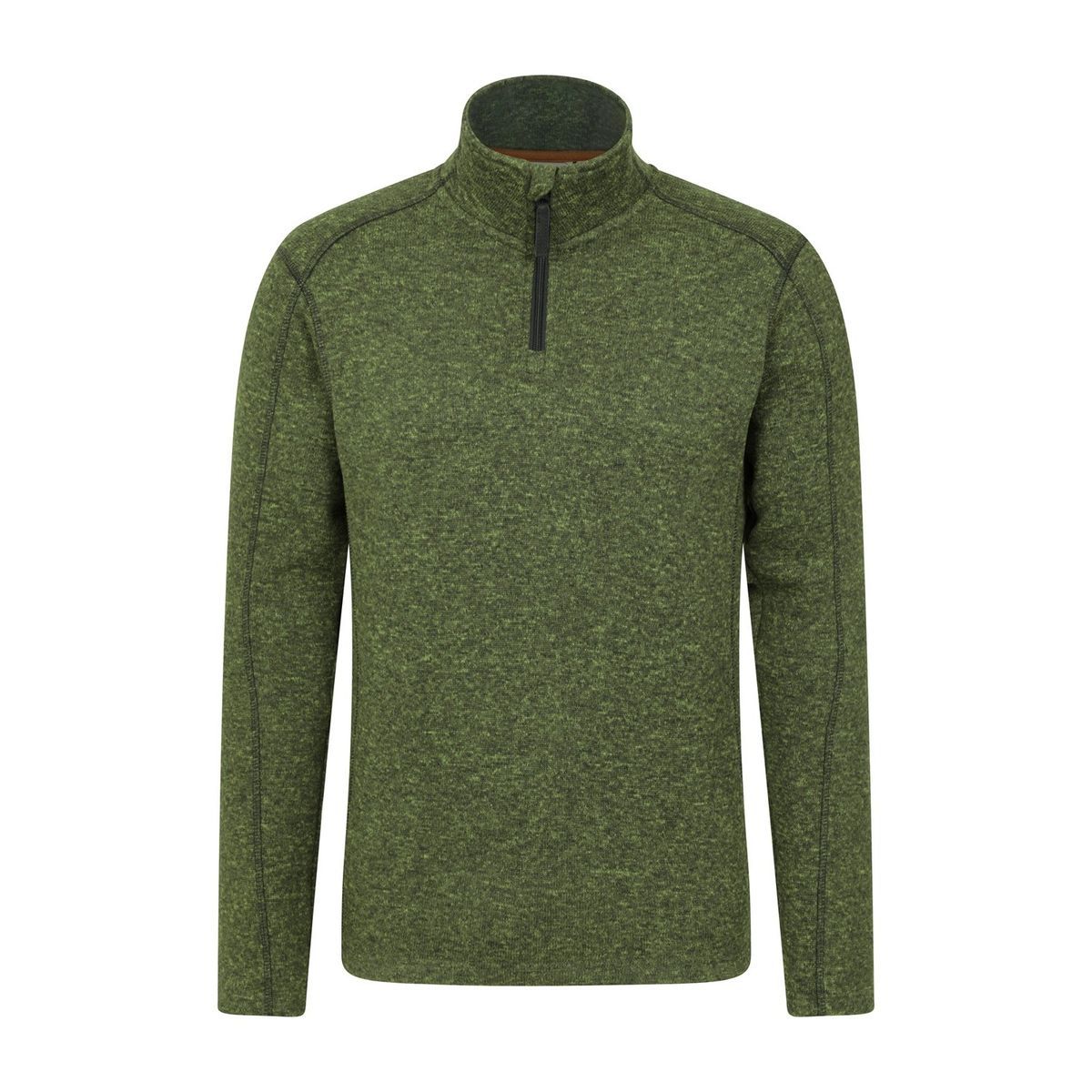 Herren Fleece-Top mit halbem Reißverschluss