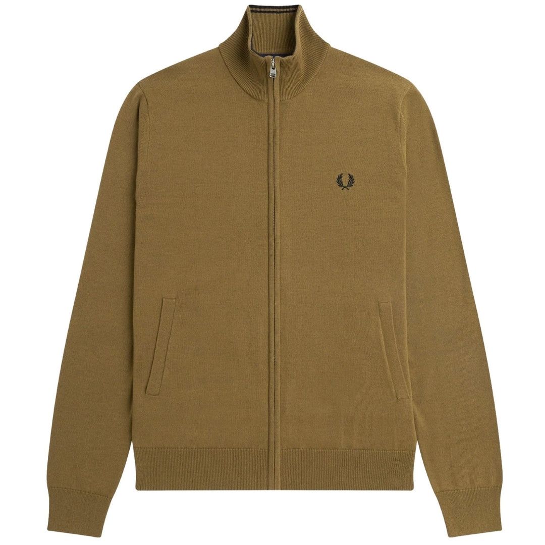 Klassische Strickjacke mit Reißverschluss