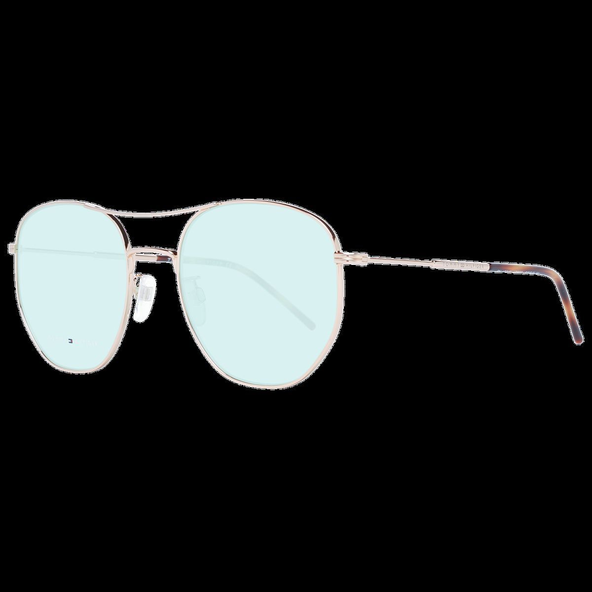 Pilotenbrille mit grünen Gläsern
