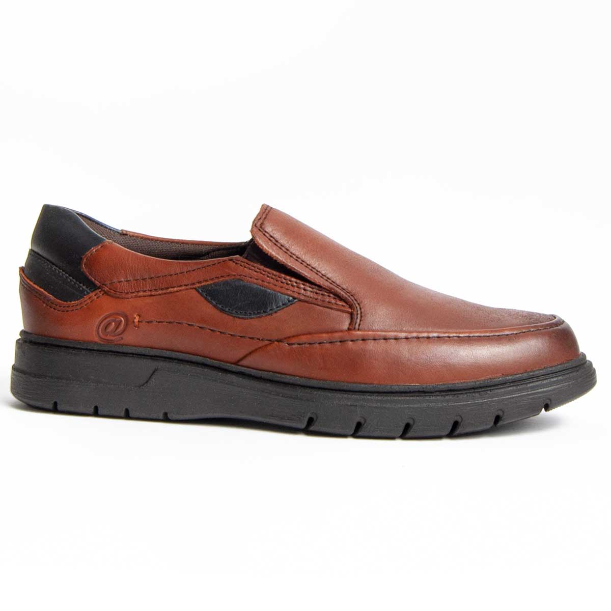 Herren Leder Slipper Mokassin