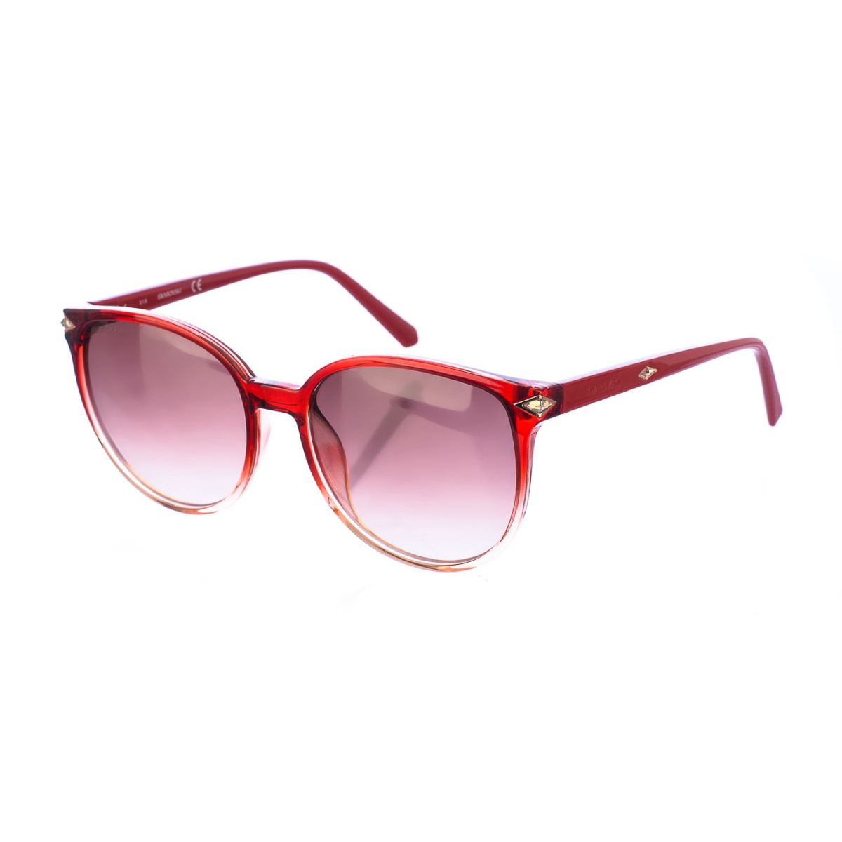 Ovale Acetatrahmen-Sonnenbrille