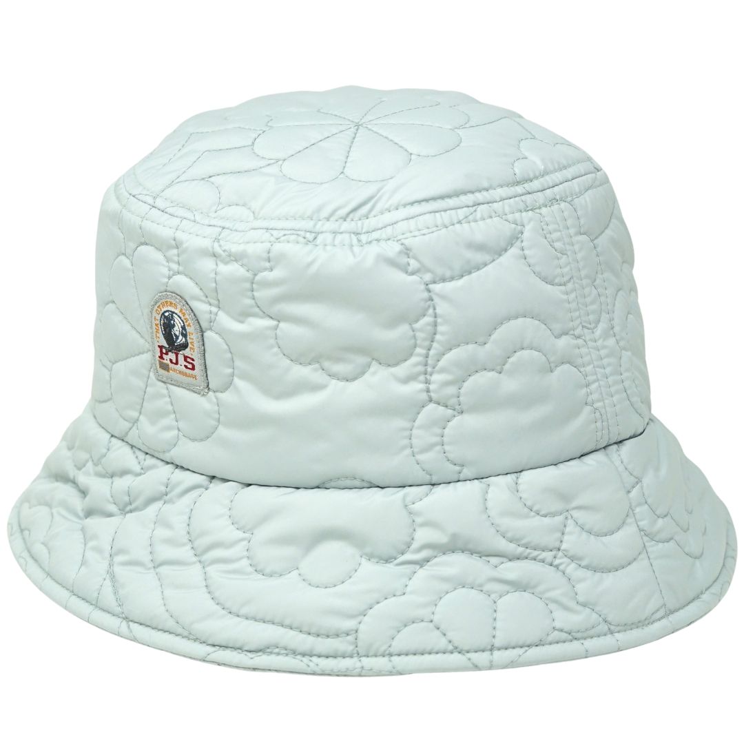 Gesteppter Bucket Hat mit Blumenmuster