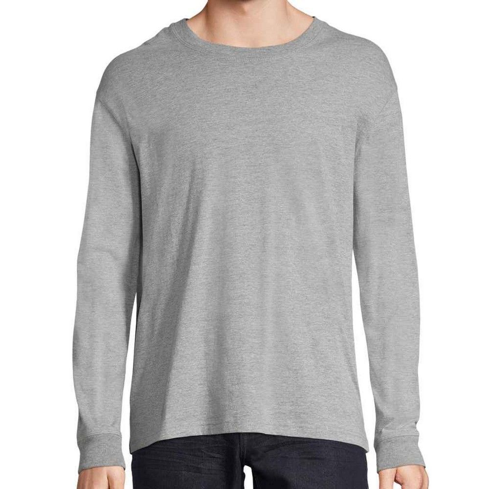 Klassisches Langarmshirt mit Rundhalsausschnitt