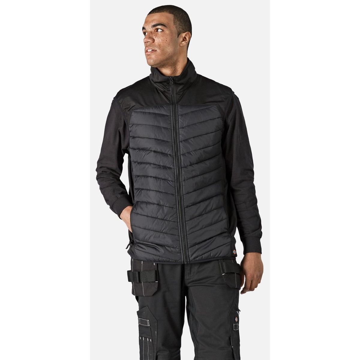 Herren Gepolsterte Hybrid Weste