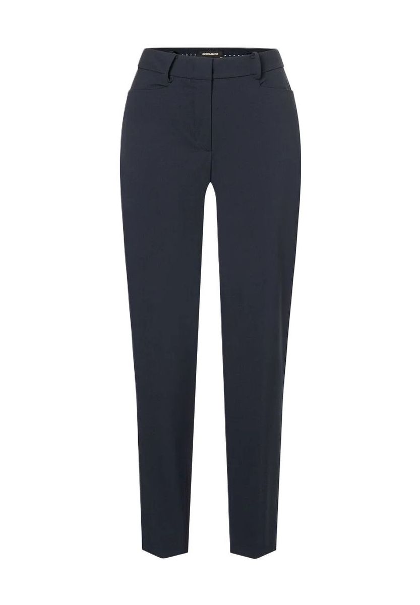 Schmal geschnittene, verkürzte Stoffhose