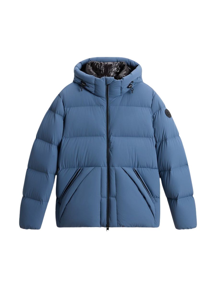 Gepolsterte Pufferjacke mit Kapuze