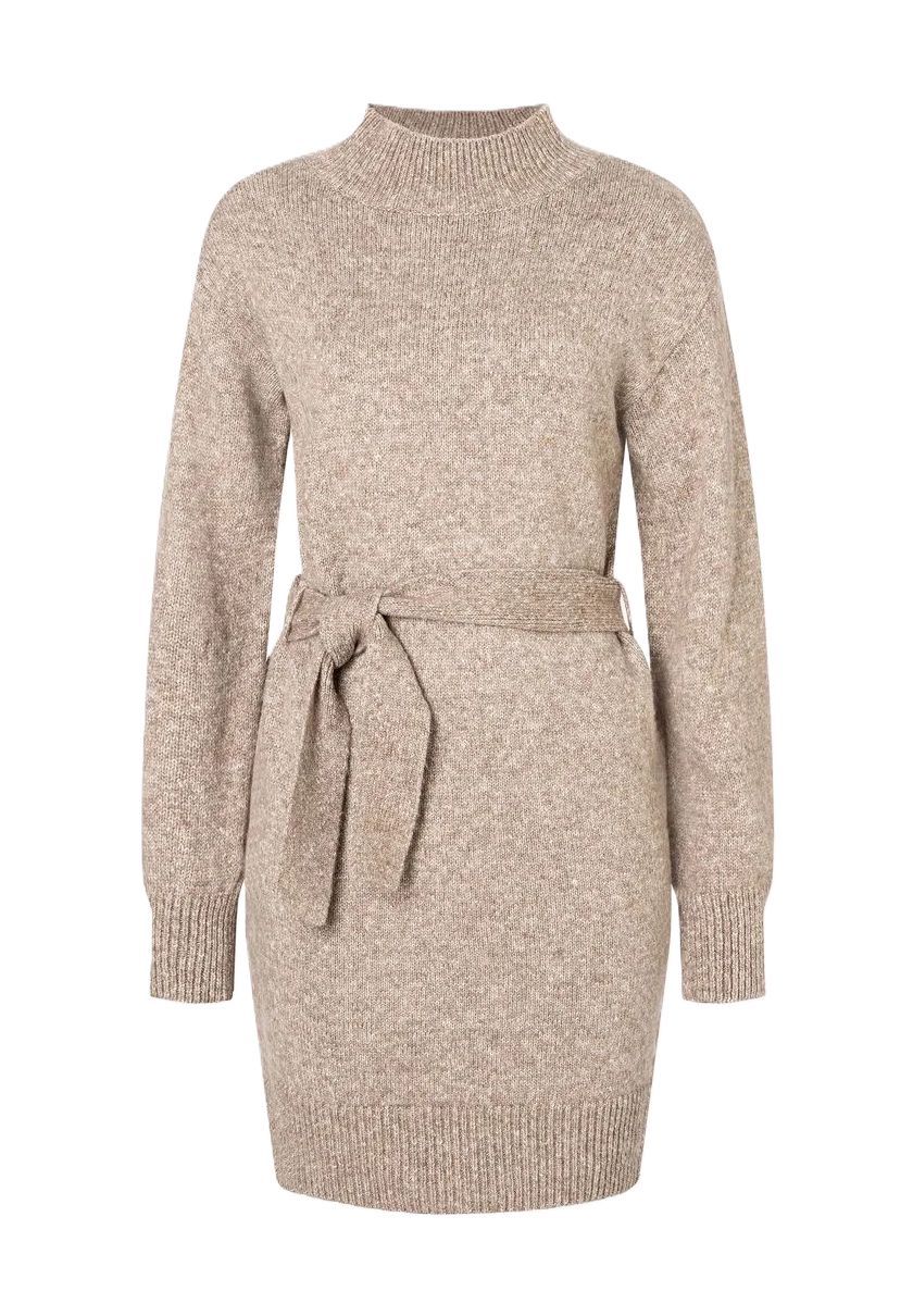 Lässiges Strick Minikleid