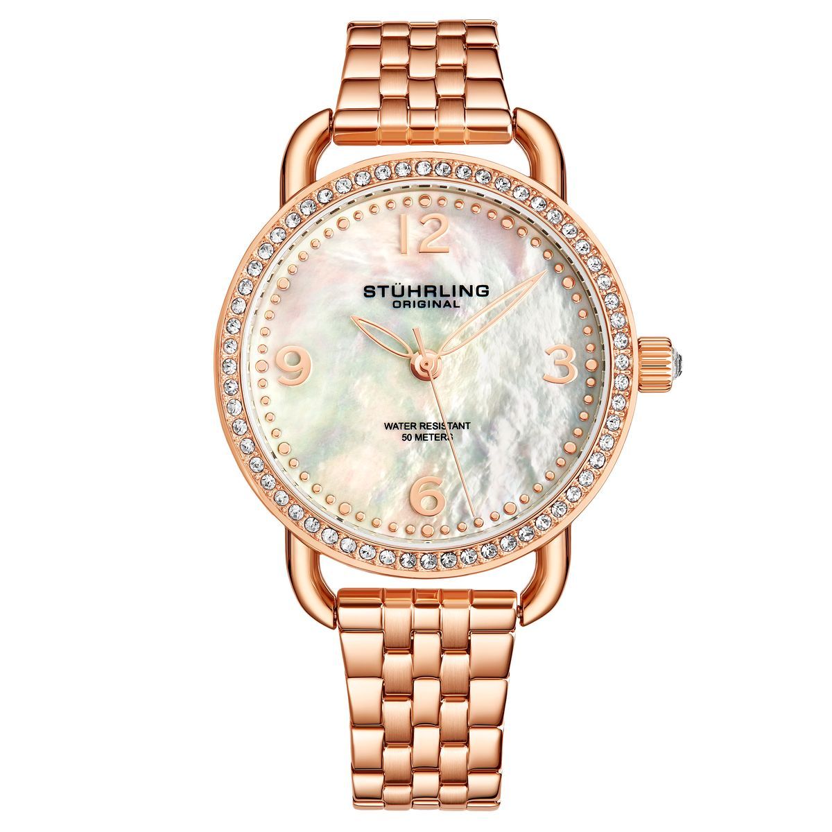 Elegante Damenuhr in Roségold