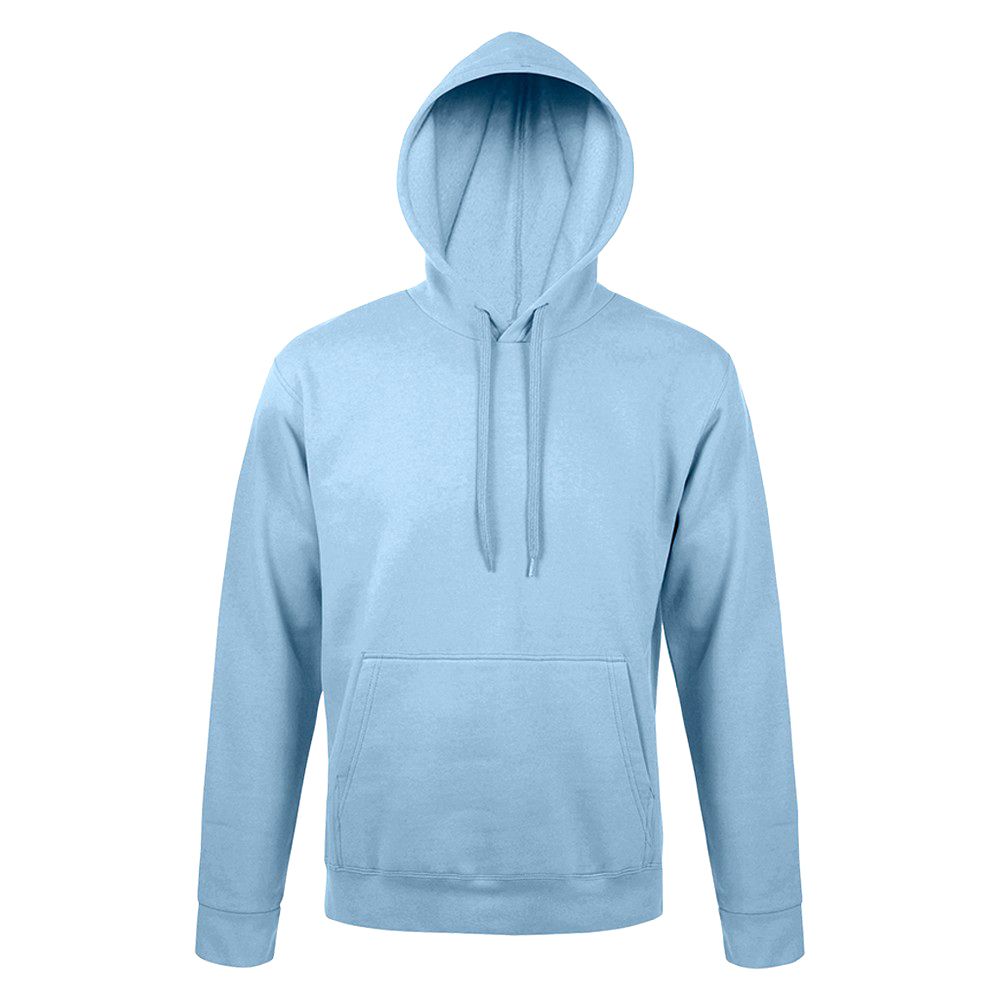 Unisex Fleece Kapuzenpullover mit Kordelzug