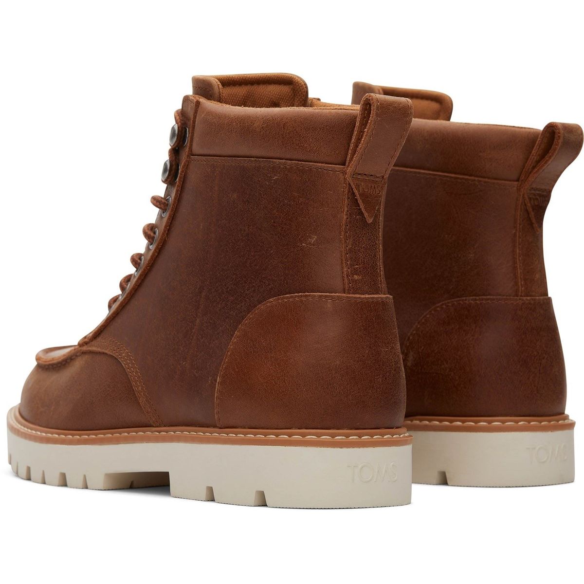 Robuste Lederstiefel im Moccasin-Stil