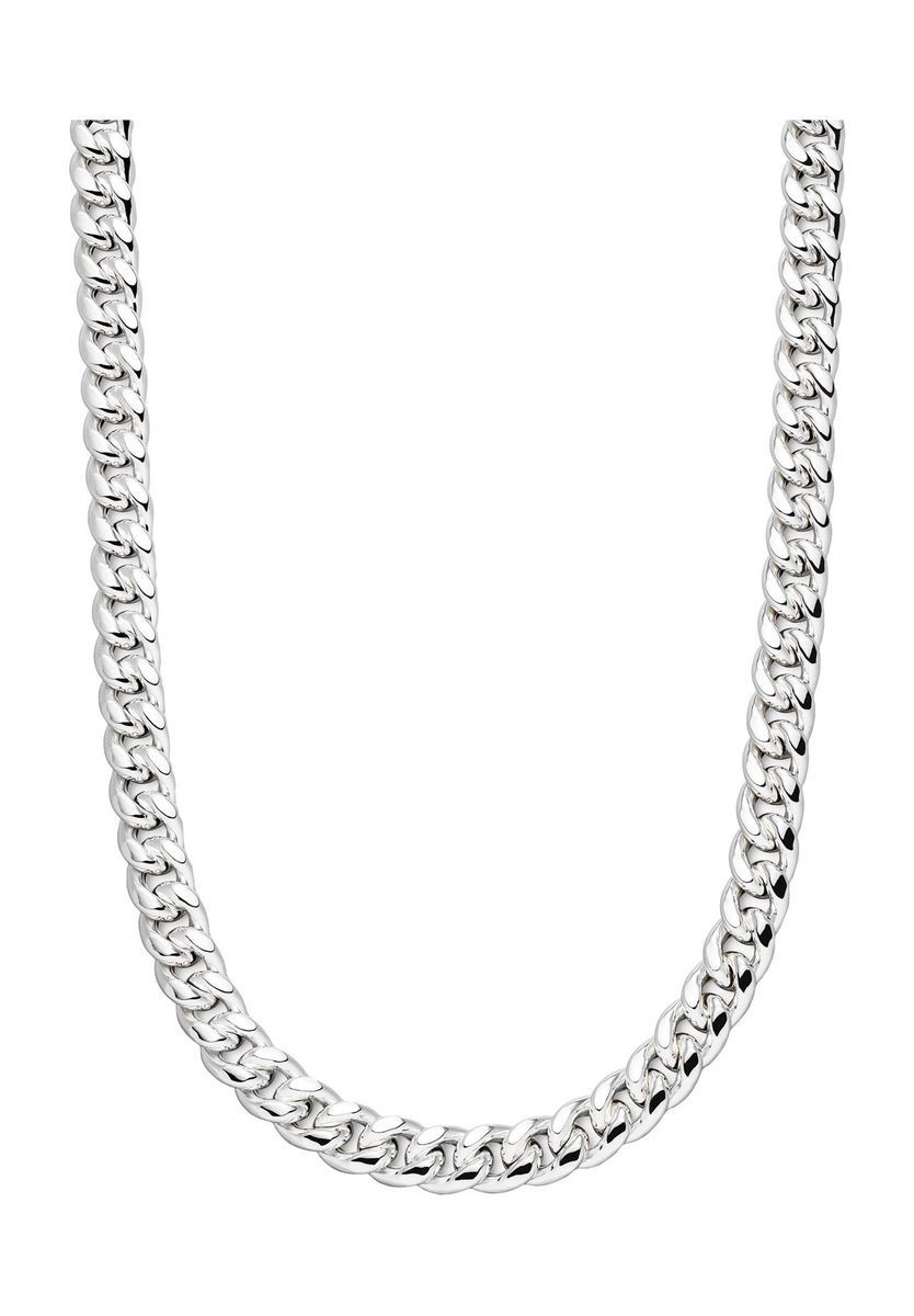 Silberne Panzerkette Halskette