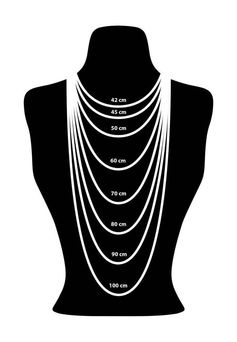 Silberne Panzerkette Halskette