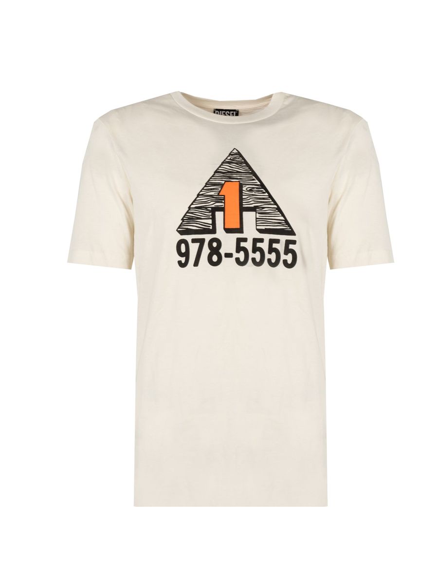Diesel T-Shirt T-Just Herren beige
