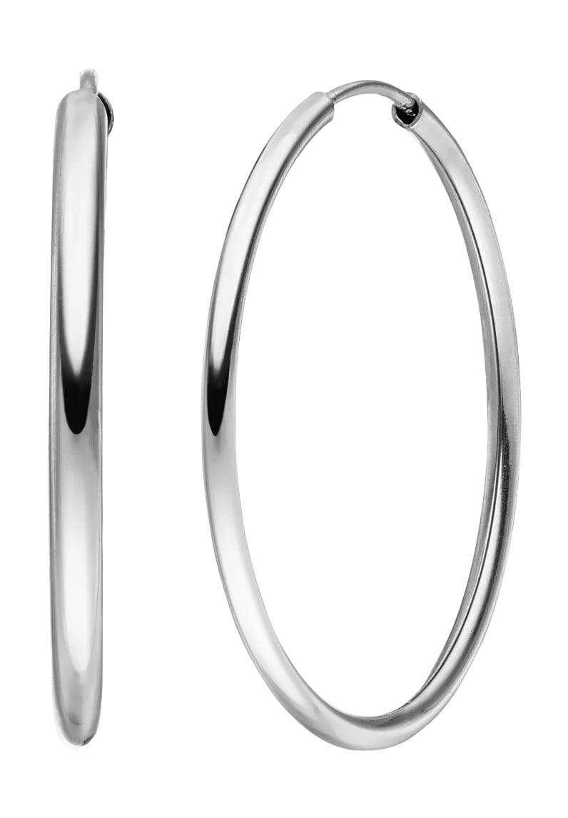 Elegante Creolen aus Sterling Silber