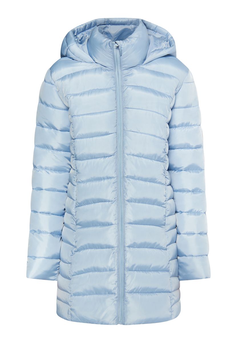 Schimmernder Wattierter Parka mit Kapuze