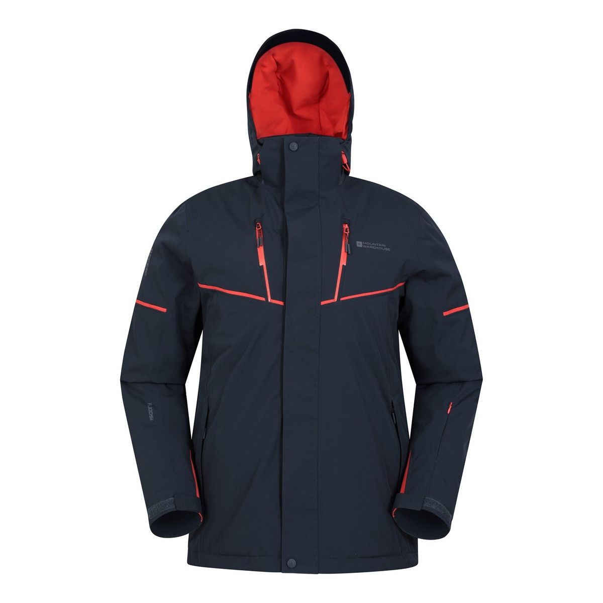 Wasserdichte Herren Skijacke mit Kapuze