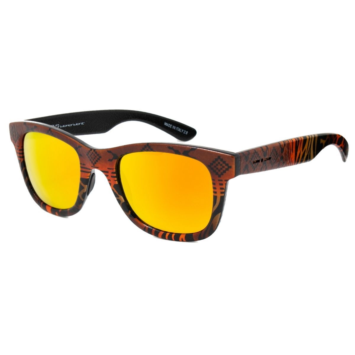 Gemusterte Acetat Unisex Sonnenbrille