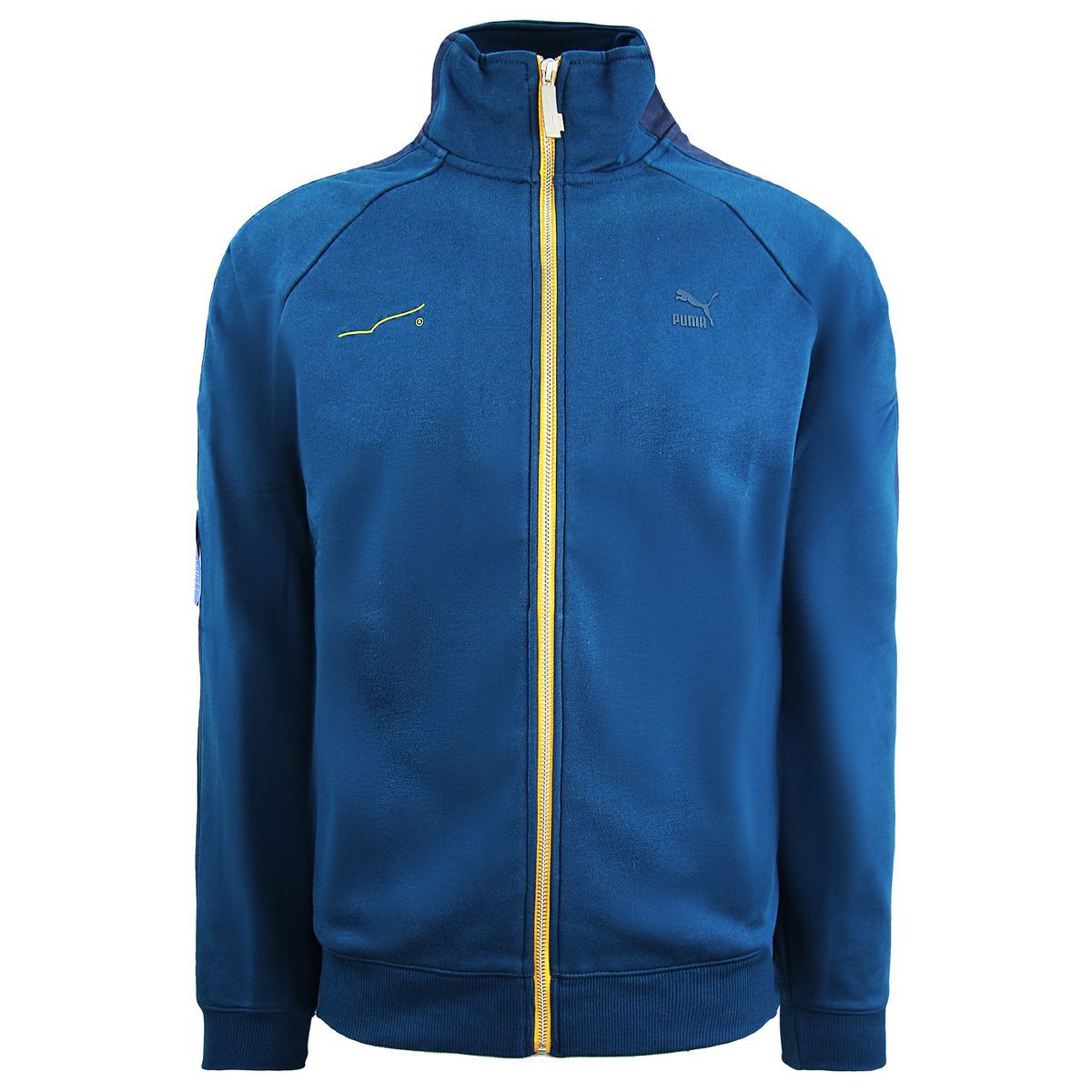 Blaue Herren Track Jacket mit Reißverschluss