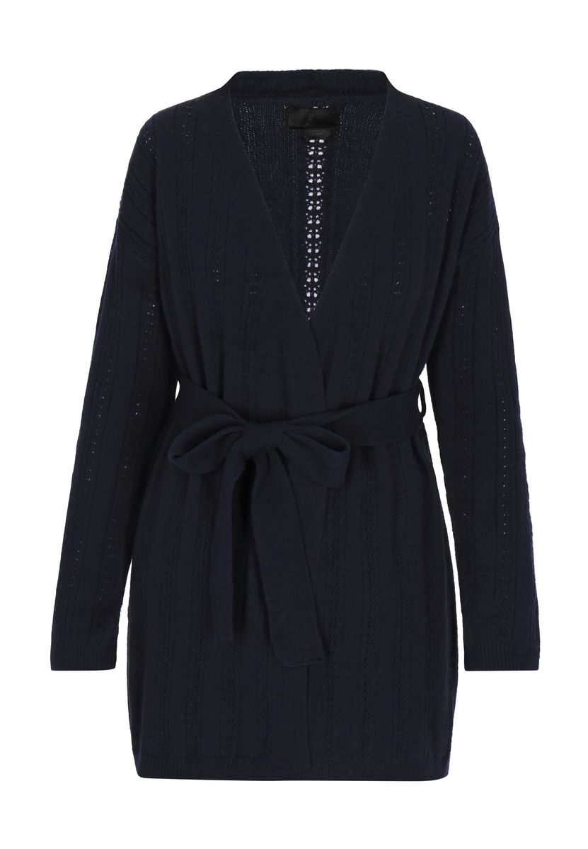 Strickcardigan für Damen mit Gürtel