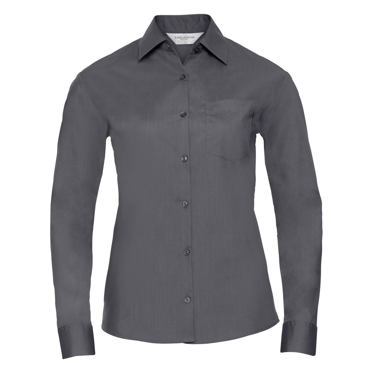 Russell Collection - Bluse - Damen (Grau Konvoi)