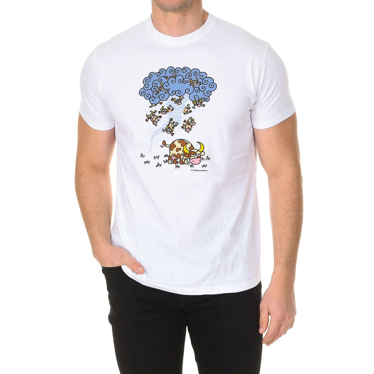 T-Shirt mit Grafikdruck und kurzen Ärmeln