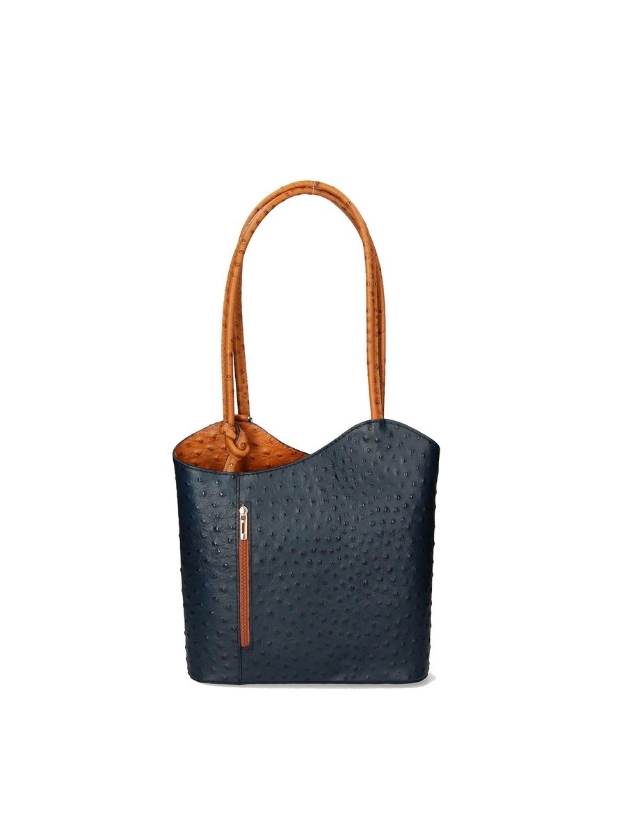 Leder Konvertierbarer Rucksack Tote Bag