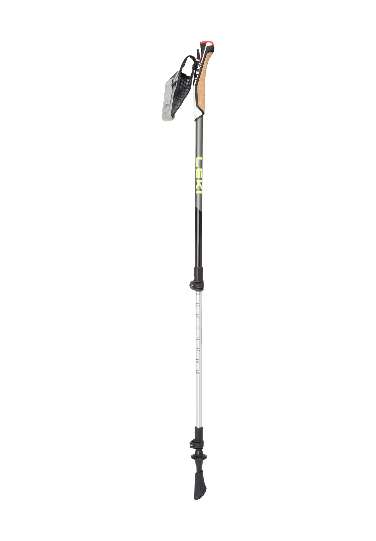 LEKI Nordic Walking Stöcke "Traveller", verstellbar, schwarz|grau, OneSize