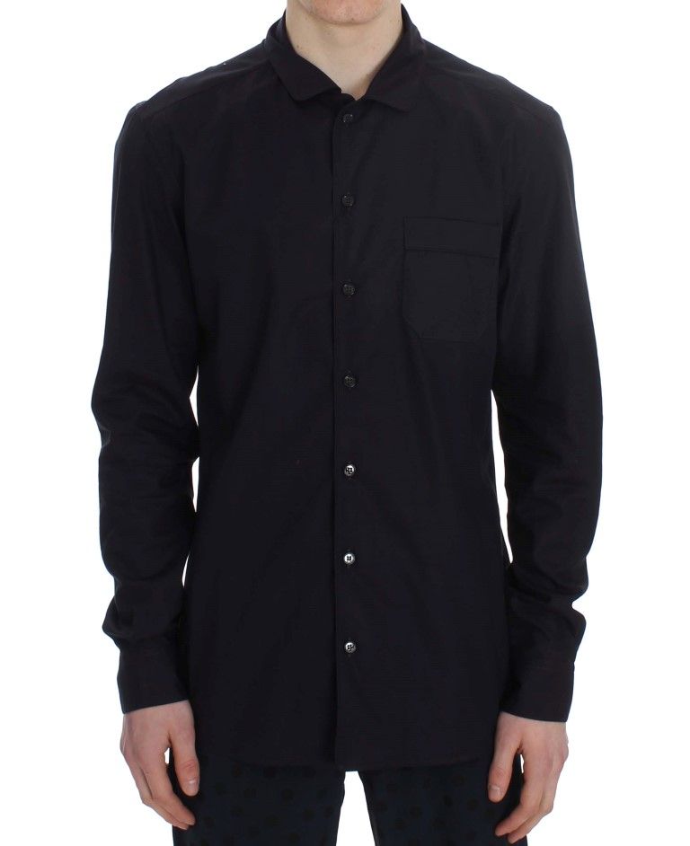 Gestreiftes Herren-Lounge-Shirt aus Baumwolle