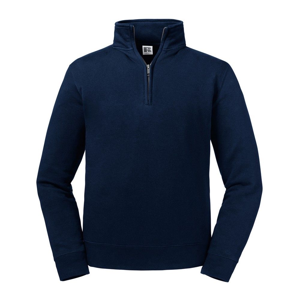 Herren Fleece Sweatshirt mit Viertelreißverschluss