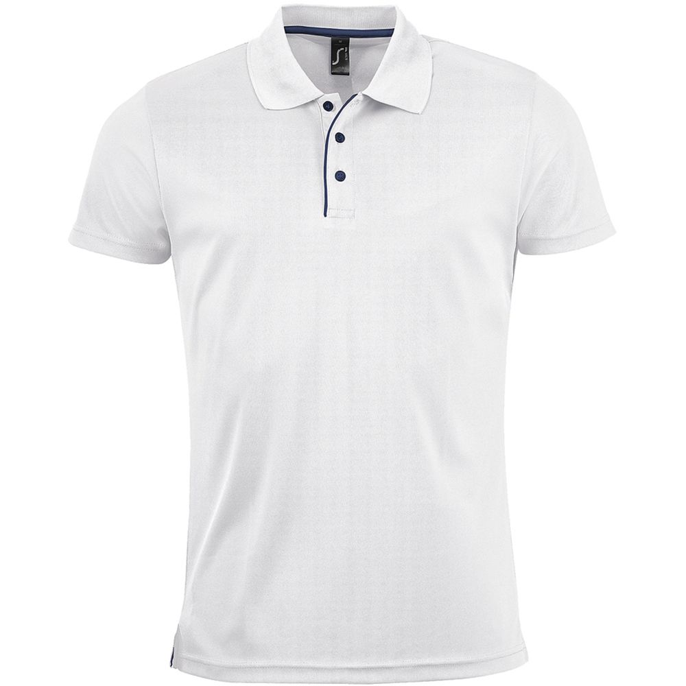 Kurzarm-Piqué-Poloshirt mit Kontrastdetails