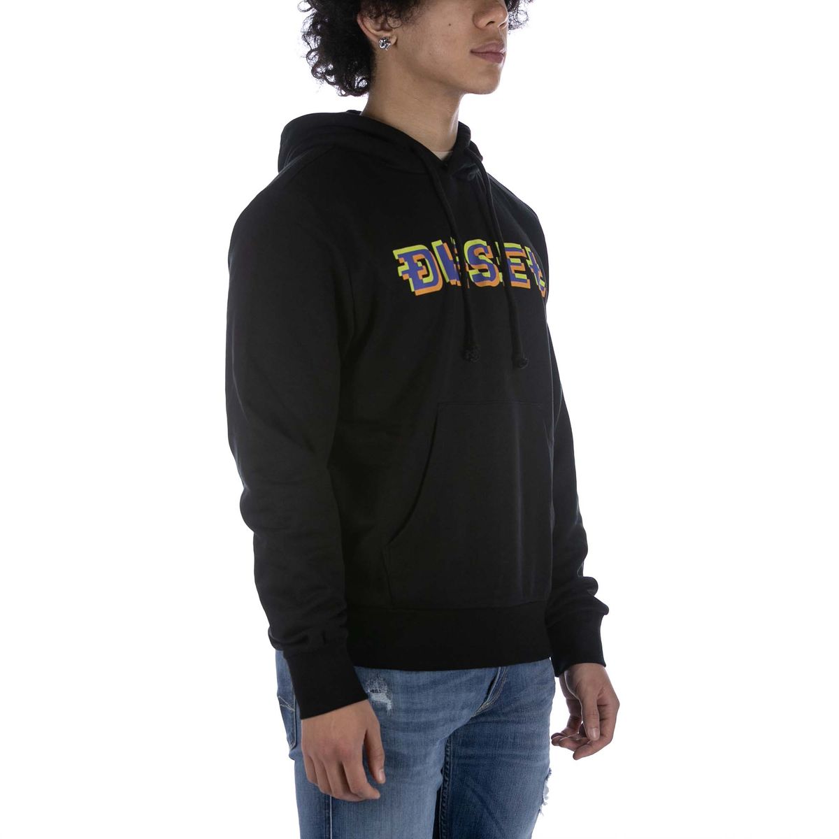 Hoodie mit Grafik-Logo aus Baumwolle