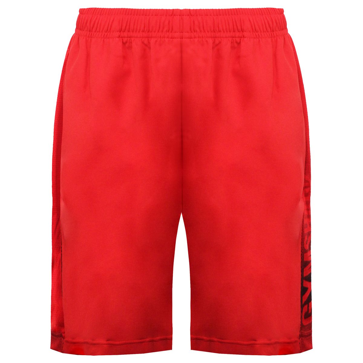 Herren rote Logo Gym Shorts