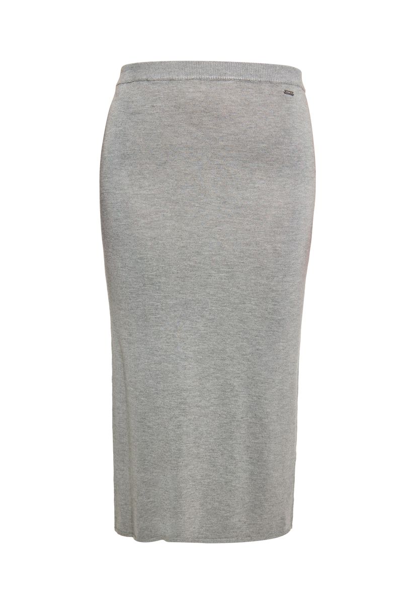 Eleganter Strick-Midi-Bleistiftrock