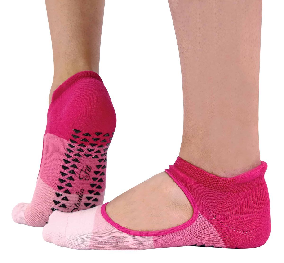 Rutschfeste, niedrige Yoga Socken