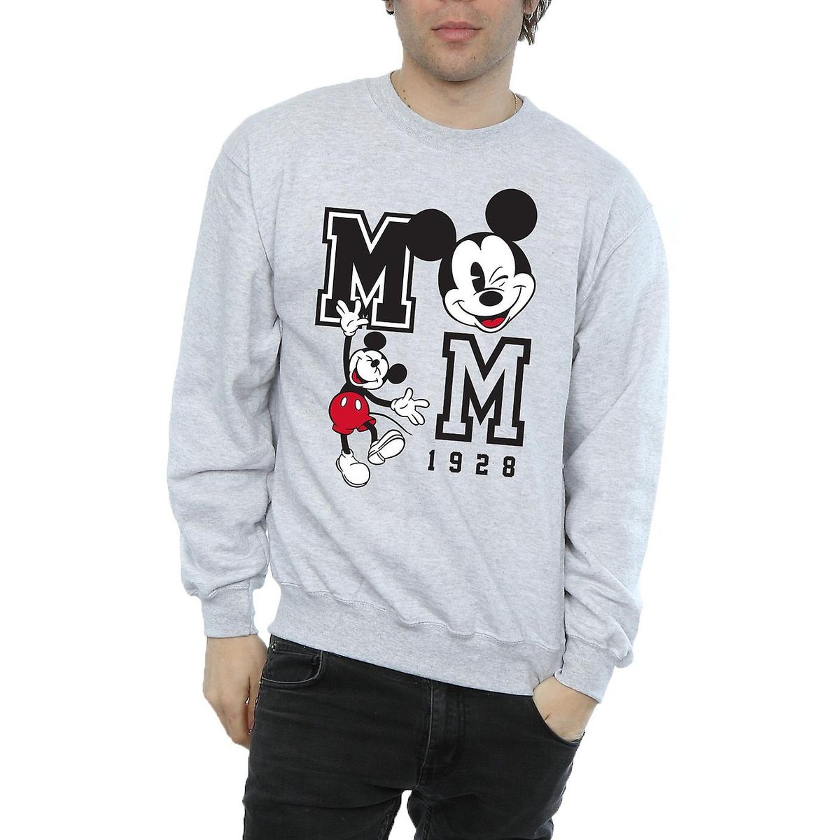 Mickey Mouse Jump and Wink Sweatshirt