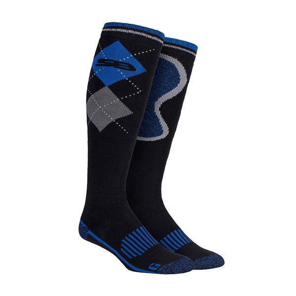 Kniehohe Argyle-Socken aus Baumwollmischung