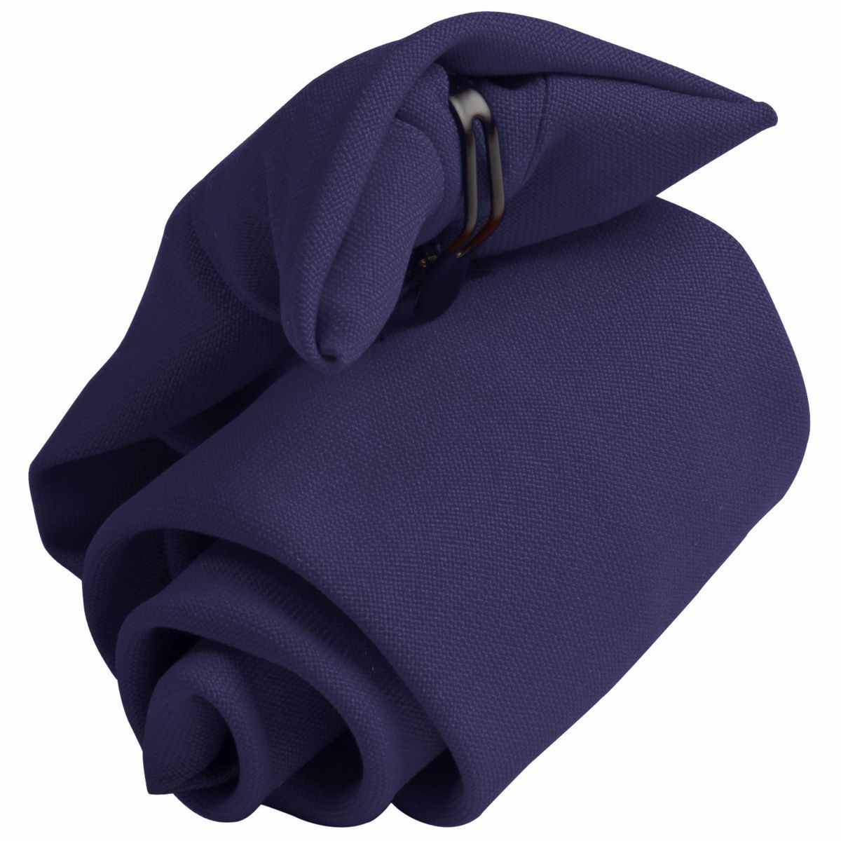 Klassische Herren-Krawatte mit Clip, Marineblau