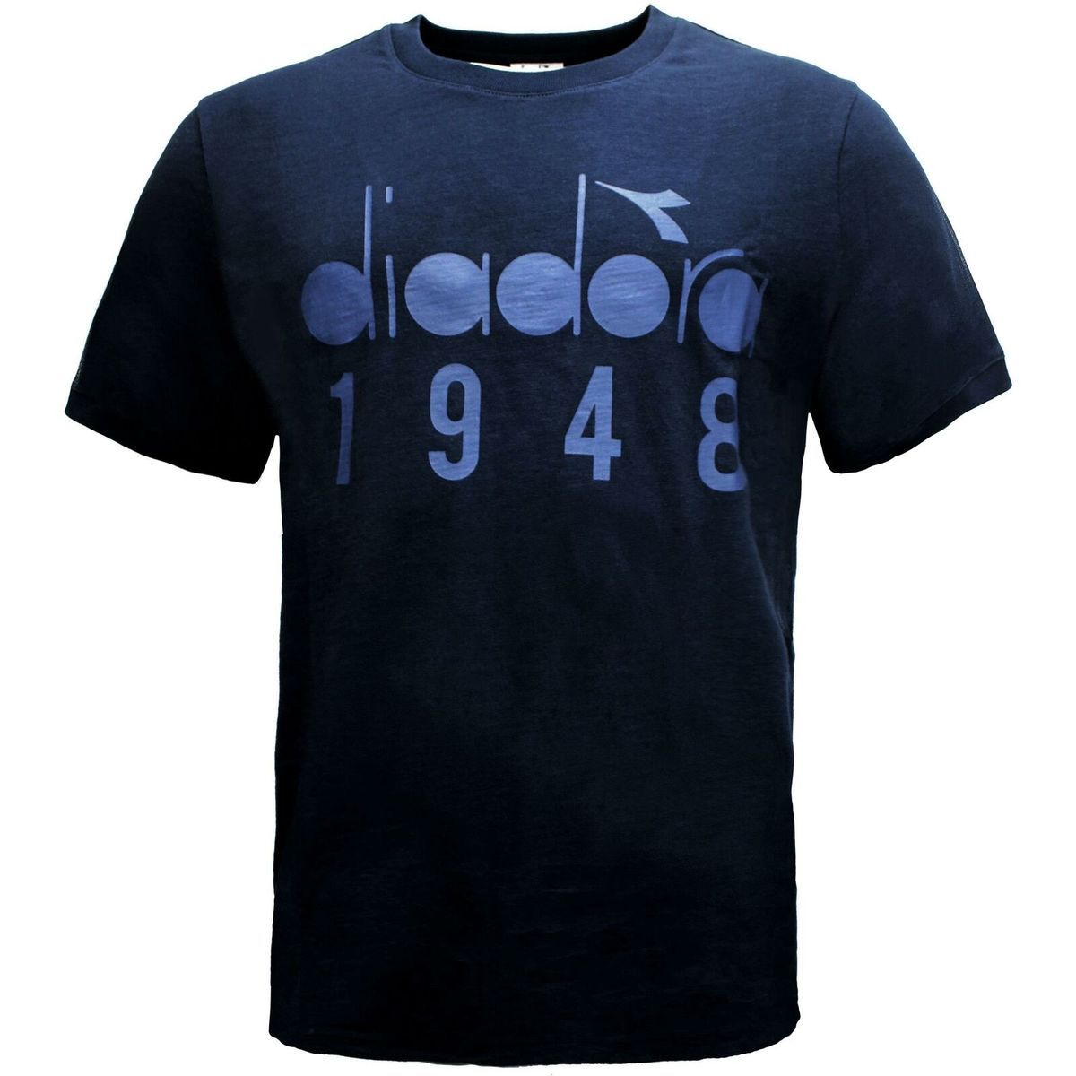 Herren Diadora Marineblaues Grafik T-Shirt