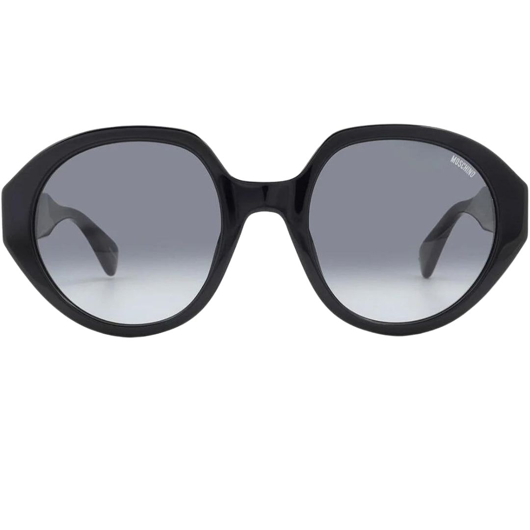 Klobige Sonnenbrille mit runden Gläsern