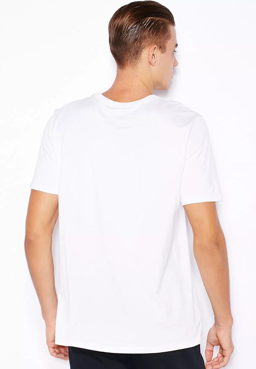Baumwoll-T-Shirt mit Logostickerei