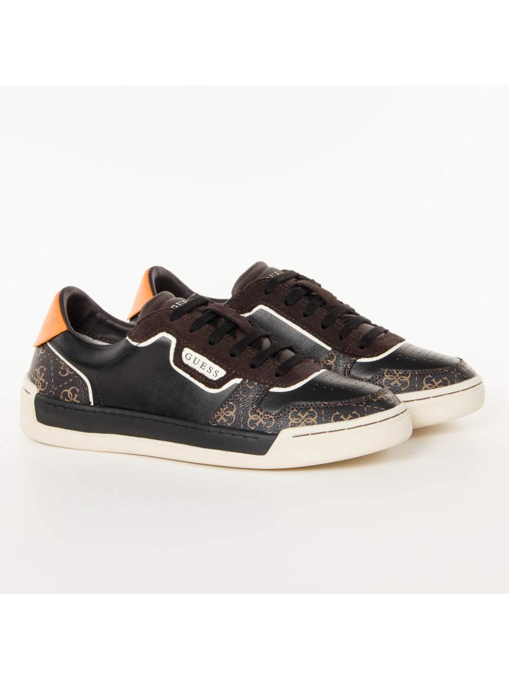 Essentials Leder-Sneakers mit niedrigem Schaft