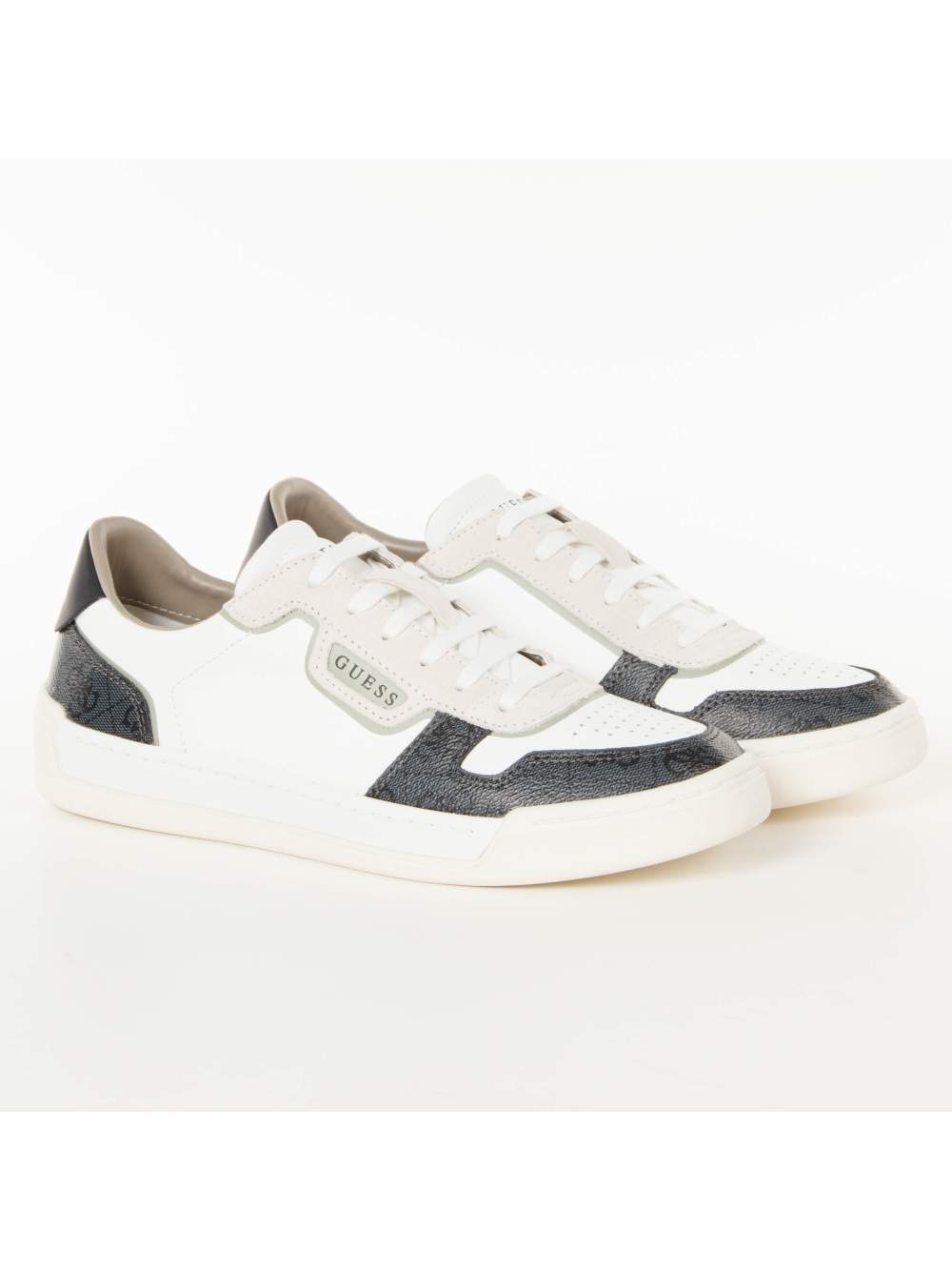 Essentials Leder-Sneakers mit niedrigem Schaft