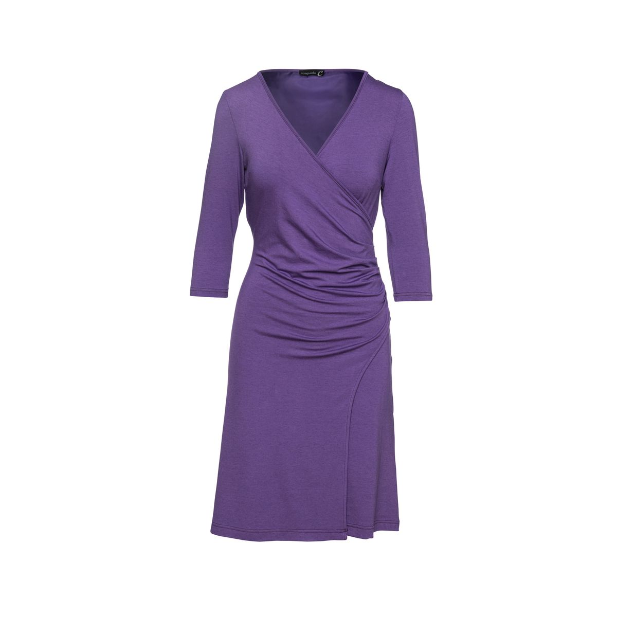 Jersey-Kleid in Wickeloptik