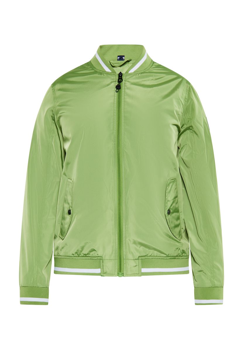 Hellgrüne Bomberjacke